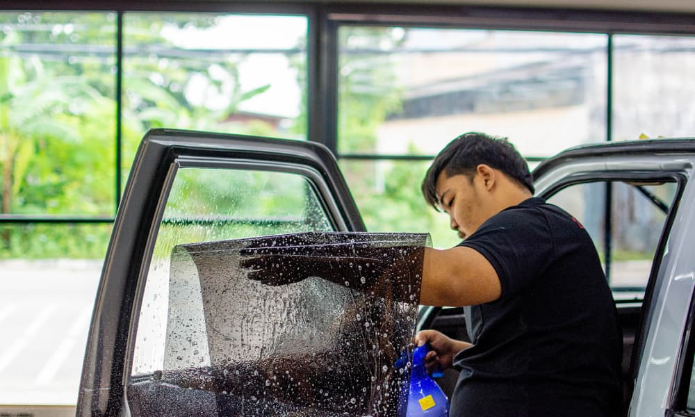 ผลงานติดฟิล์มกรองแสง บ้านคนรักรถ - ภาพที่ 6