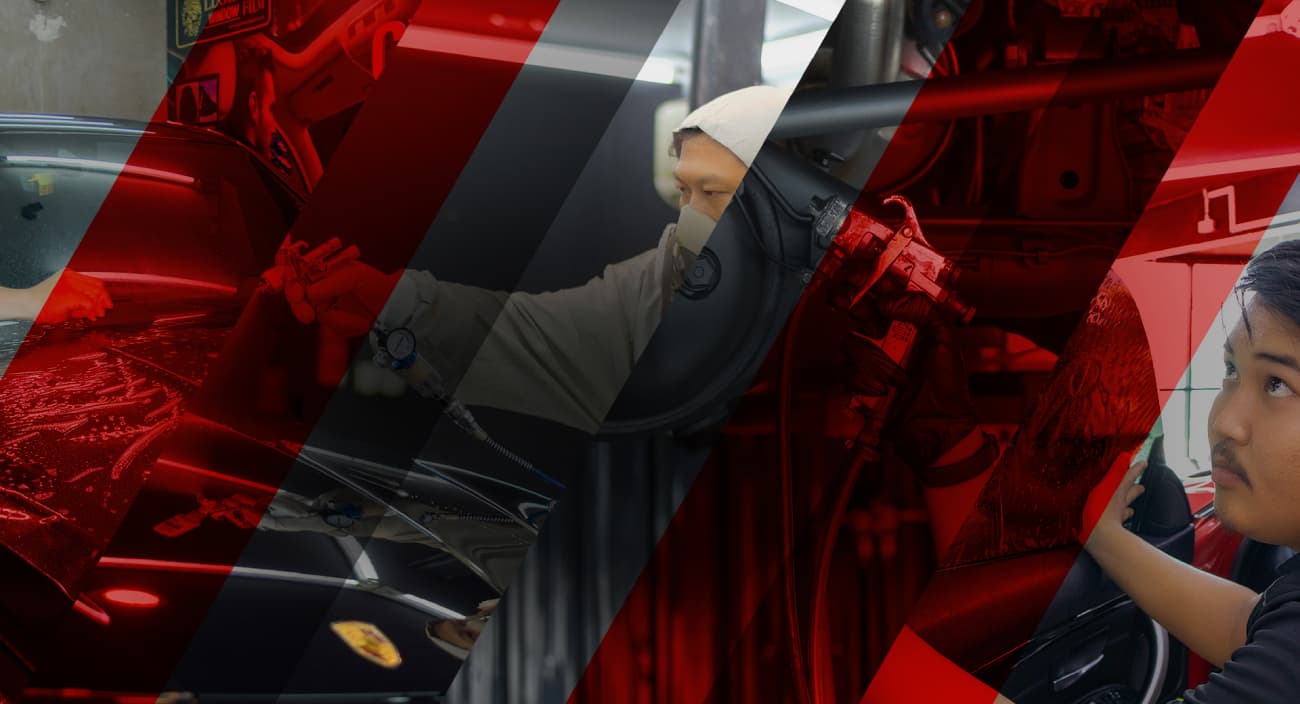 แกลเลอรี่ผลงานเคลือบแก้ว PPF ฟิล์มกรองแสง และพ่นเคลือบใต้ท้อง ของบ้านคนรักรถ เพชรบุรี และราชบุรี