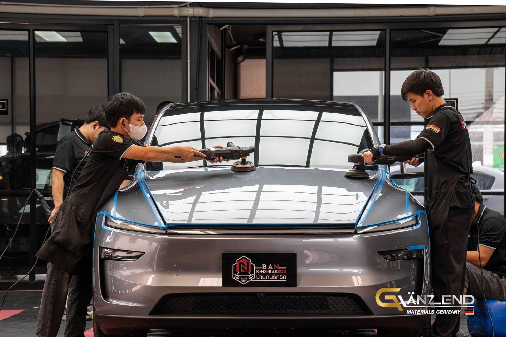 ขั้นตอนการขัดปรับผิว XPENG G6