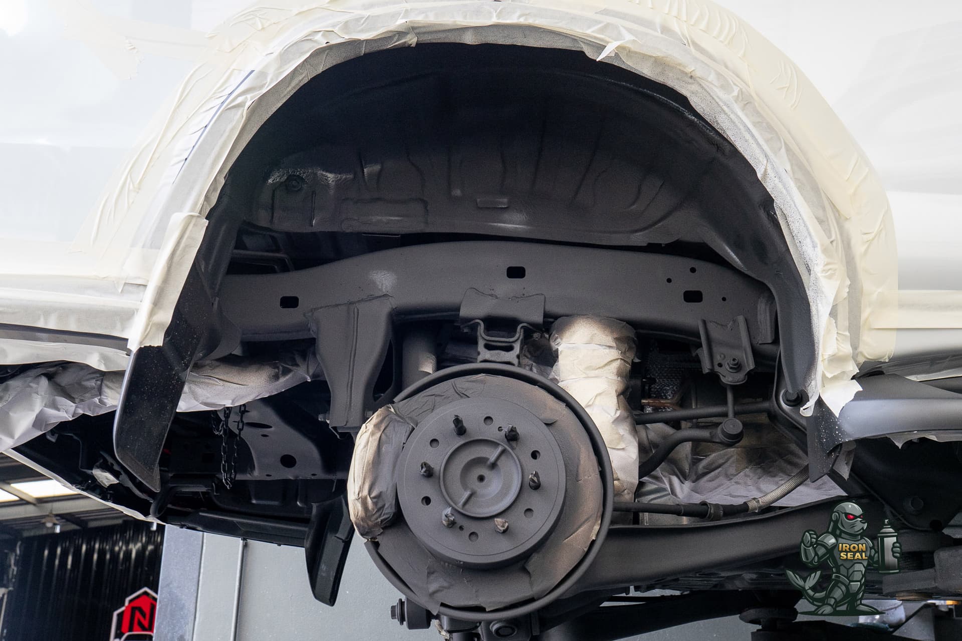 ตัวอย่างผลงานพ่นกันสนิม IRON SEAL 5 (หลังทำ)