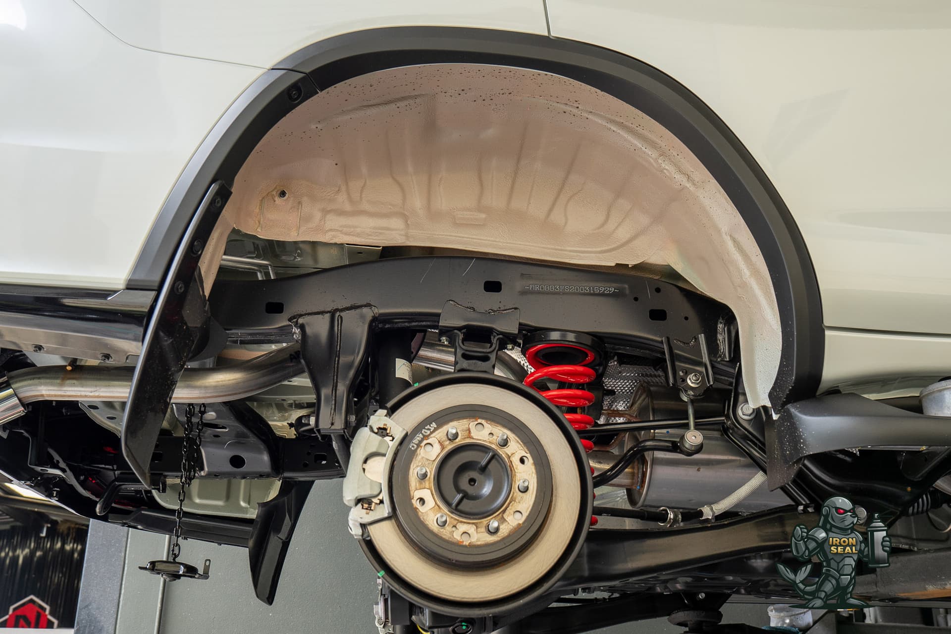 ตัวอย่างผลงานพ่นกันสนิม IRON SEAL 4 (ก่อนทำ)